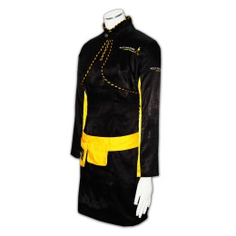 BG022 tailor made lady promote short dressing coat supplier hk company BG022 tailor made lady promote short dressing coat supplier hk company